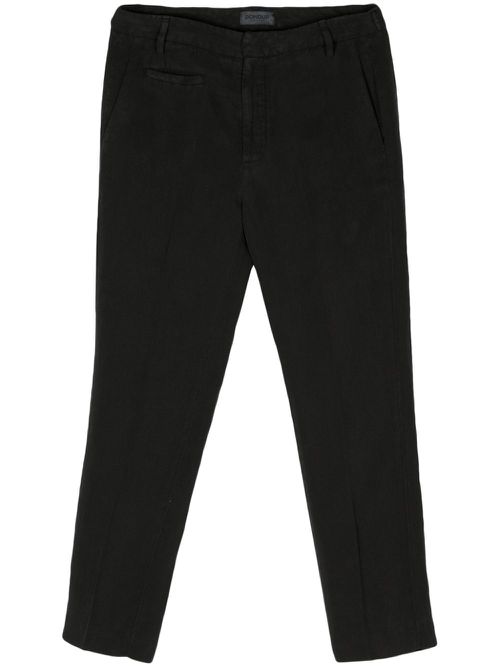 Ariel cropped-leg trousers - Black