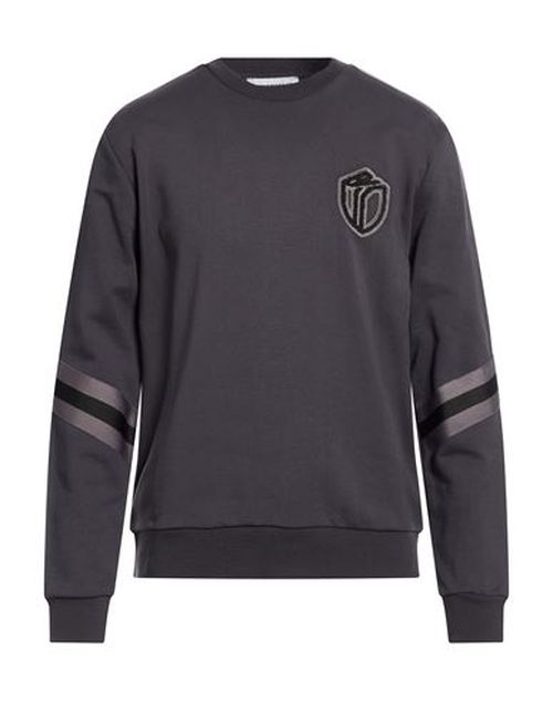 Man Sweatshirt Charcoal Size L Cotton