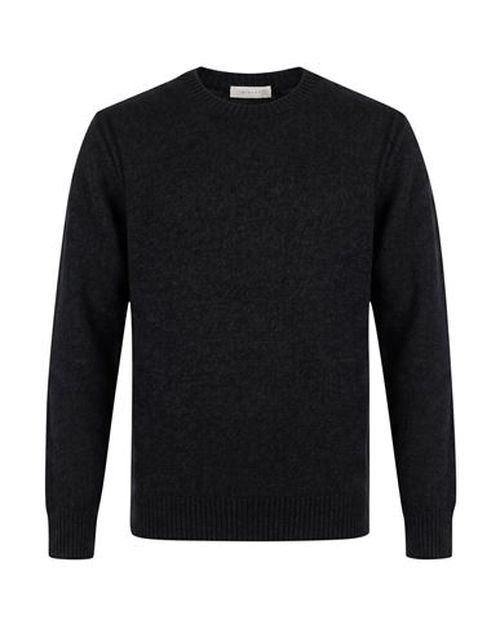 Man Sweater Charcoal Size L Merino Wool, Polyamide, Acrylic