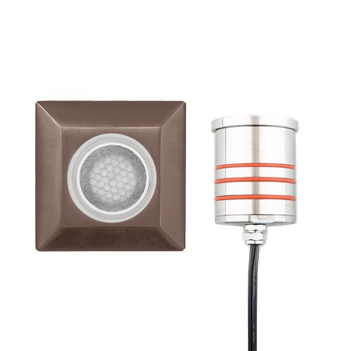 WAC Lighting 1-Light LED 2" 12V Indicator Light in Bras