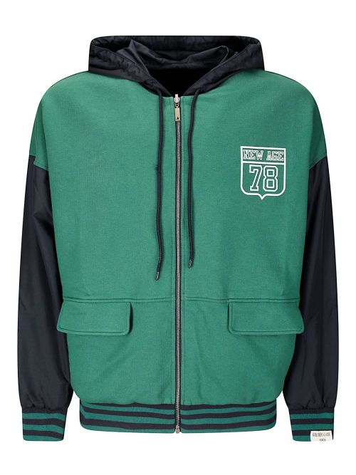 Organic Cotton Reversible Hoodie — Green