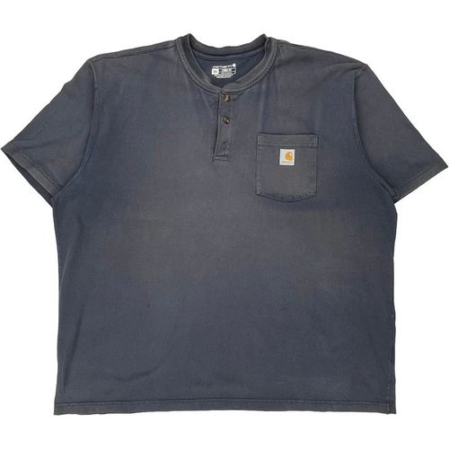 Built To Serve And Protect Hardworking People Carhartt T-Shirt - Grey Cotton