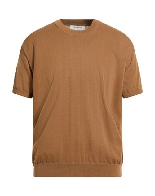 Man Sweater Brown Size 42 Cotton