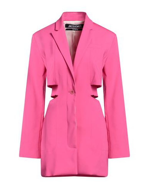 Le Papier Woman Mini dress Fuchsia Size 8 Virgin Wool, Elastane