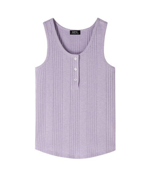 A. P.C. Amber tank top S PIS - Heather mauve