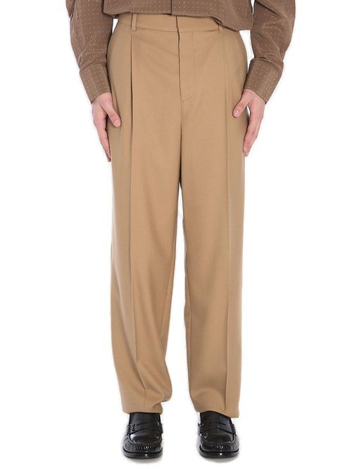 High Waist Straight Leg Trousers