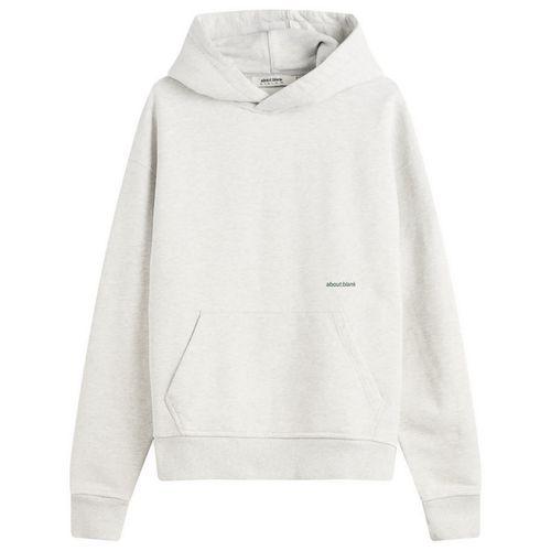 Men's Box Logo Hoodie Grey/Epsom Green