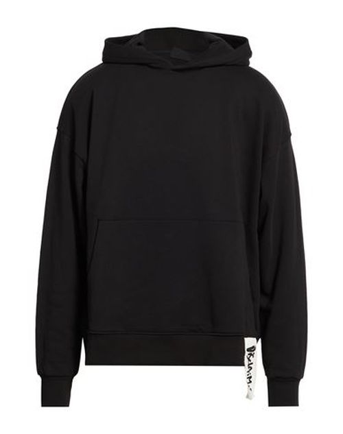 Man Sweatshirt Black Size L Cotton