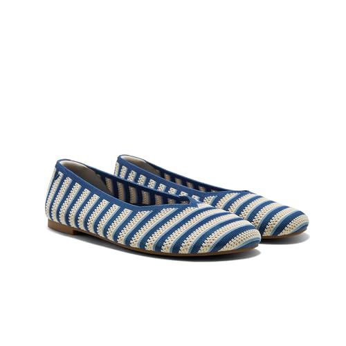 VIVAIA Tila Women's Wide Toe Box Flats, Allday Comfort Wide Width Ballet Flats for Women, Cushioning Foldable Lightweight Flat Shoes Black