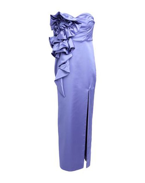 Woman Midi dress Lilac Size 4 Polyester, Elastane