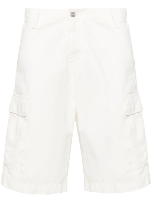 Organic cotton cargo shorts - White