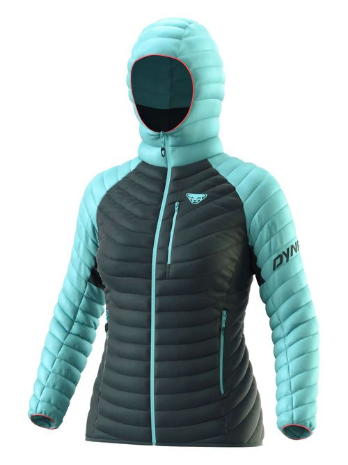 Radical Down RDS hooded quilted jacket - Blue
