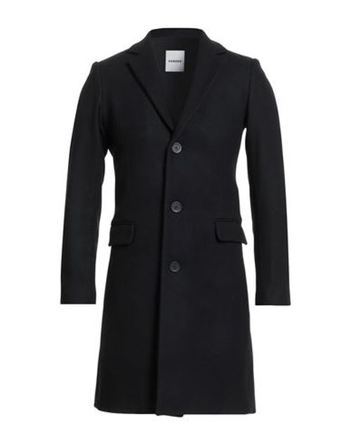Man Coat Black Size M Wool, Polyamide, Cashmere