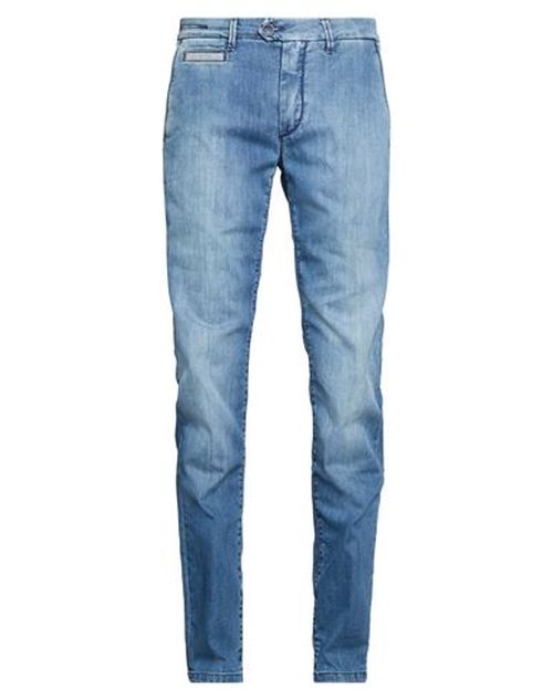 Man Jeans Blue Size 32 Cotton, Elastane