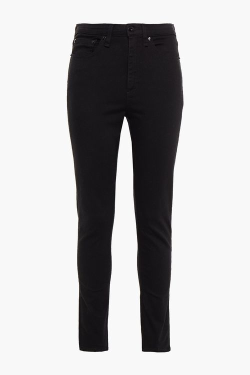 Nina high-rise skinny jeans - Black - 24