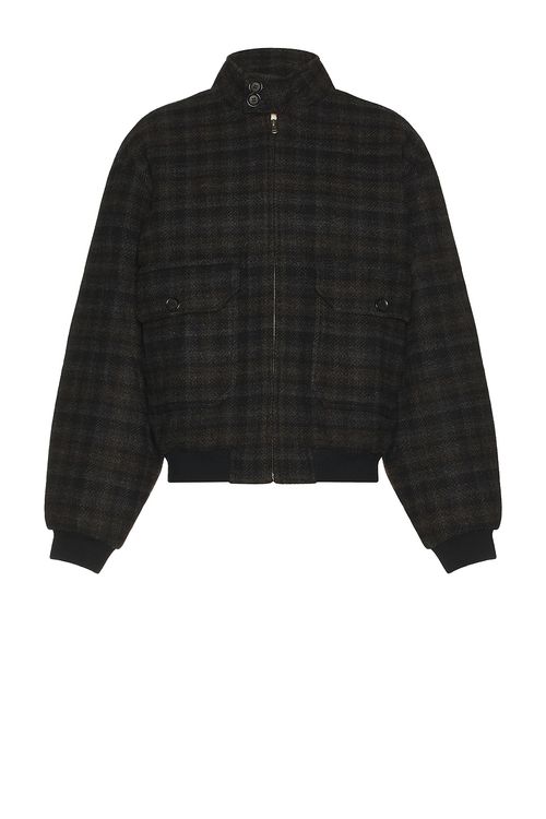 Palmes Wool Blouson in Charcoal - Grey. 52 also