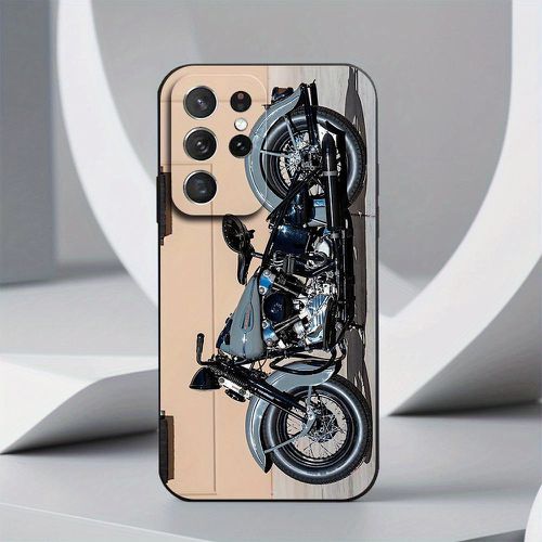TEMU Motorcycle Fantasy Cute Cartoon Design, Protection, Shockproof Phone Case, Durable Tpu Material, Suitable For Galaxy S22/ S22 Ultra/ S23 Fe