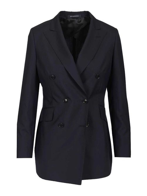 Double-Breasted Wool Blazer