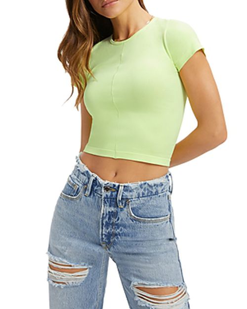 So Soft Sculpted Cropped Tee