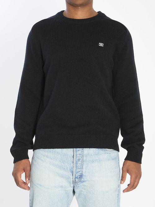 Crew Neck Sweater in WOOL and CASHMERE