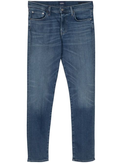Slim-fit low-rise jeans - Blue