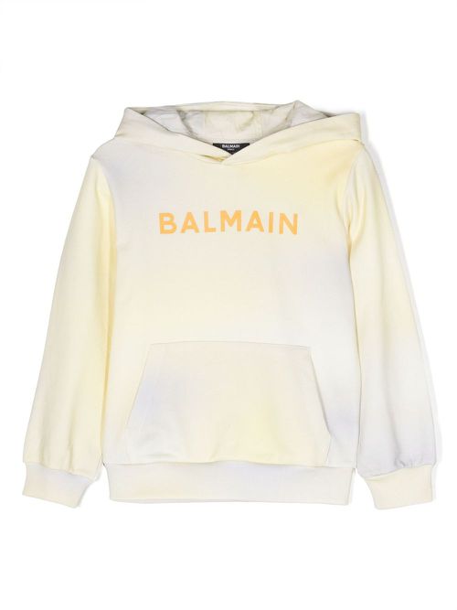 Logo-print hoodie - Yellow