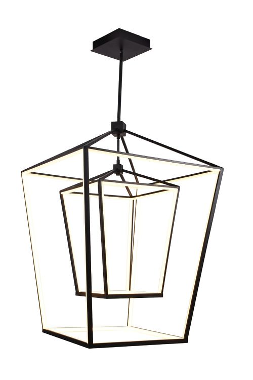 Park Ave. LED Chandelier in Black