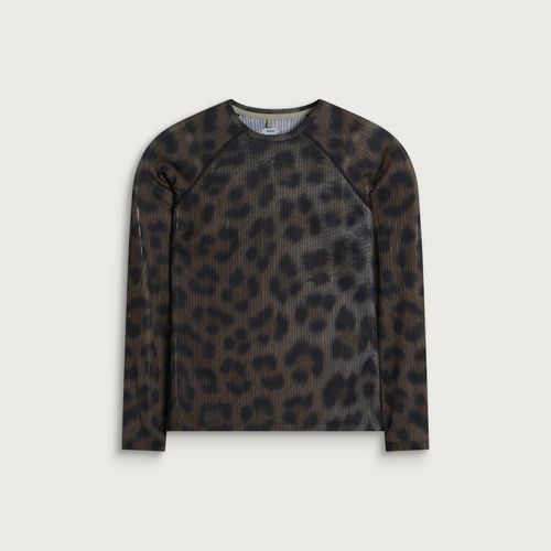 Women's Race Base Top Dark Leopard