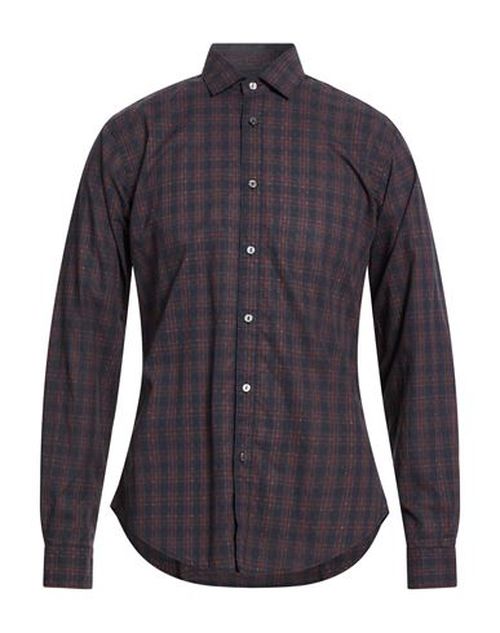 Man Shirt Midnight blue Size 16 Cotton