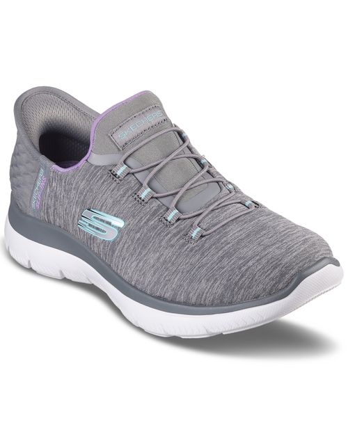 Women's Slip-ins: Summits - Dazzling Haze Casual Sneakers from Finish Line - Gray, Multi