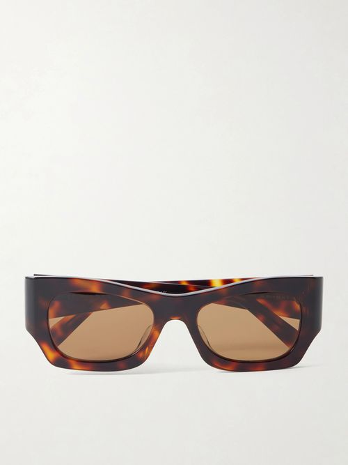 Square-frame Tortoiseshell Acetate Sunglasses - One size