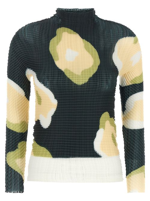 Verve Pleats Sweater — Multicolor