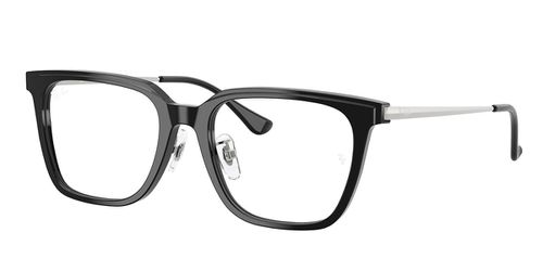 Ray-Ban RX5442D Asian Fit 2000 Men's Eyeglasses Black Size 52 - Blue Light Block Available