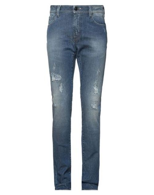 Man Jeans Blue Size 32 Cotton, Polyester, Elastane