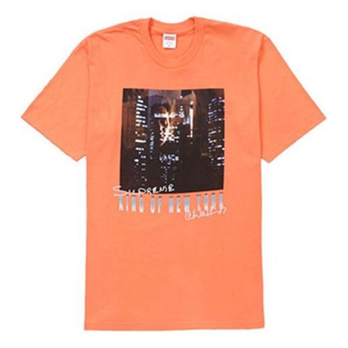 SS19 Christopher Walken King Of New York TeeNeon Orange