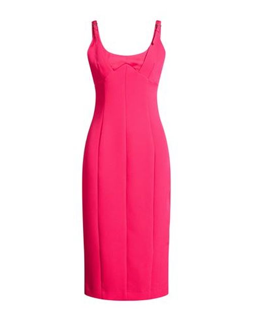 Woman Midi dress Fuchsia Size 8 Polyester, Elastane