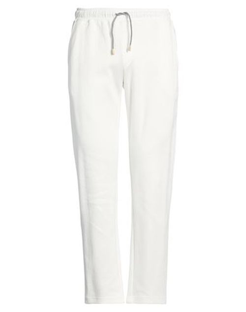 Platinum Man Pants Ivory Size L Cotton, Polyamide