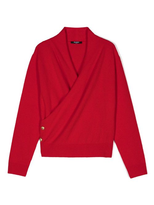 Knitted sweater - Red