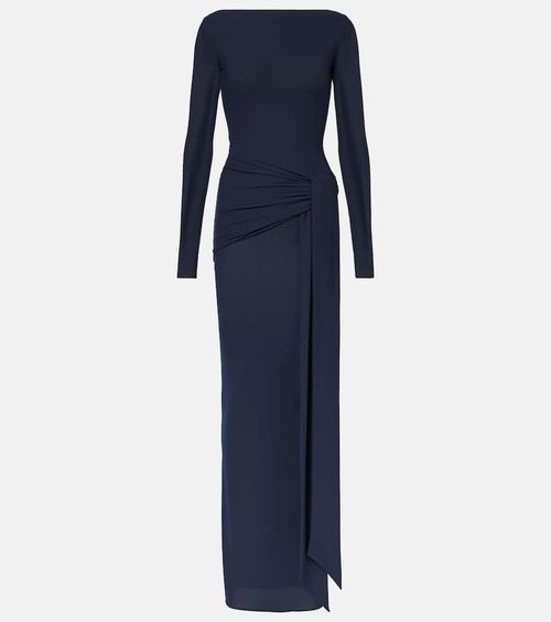 Alex Perry Semi-sheer gathered gown