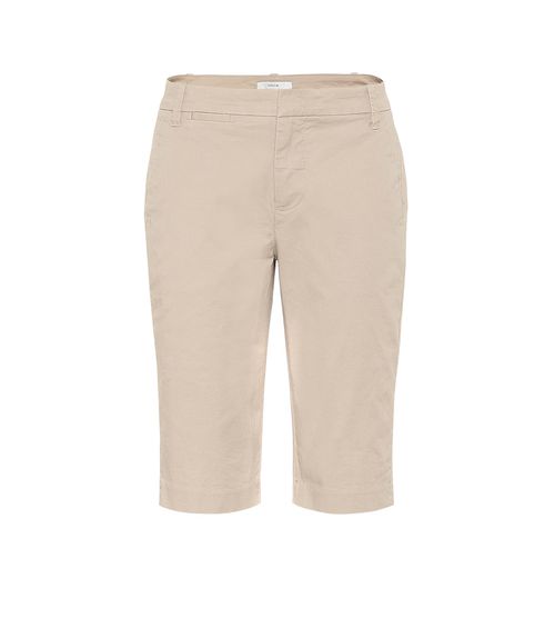 Vince Mid-rise cotton Bermuda shorts