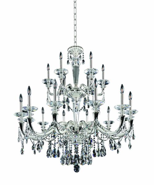 Jolivet 18-Light Traditional Chandelier in Historic Bra