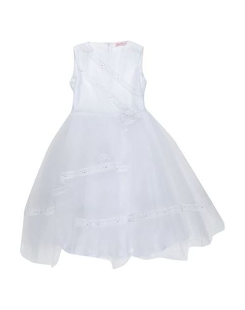 Kid Girl Kids' dress White Size 10 Cotton, Polyester, Polyamide