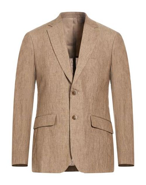 Man Blazer Light brown Size 38 Linen