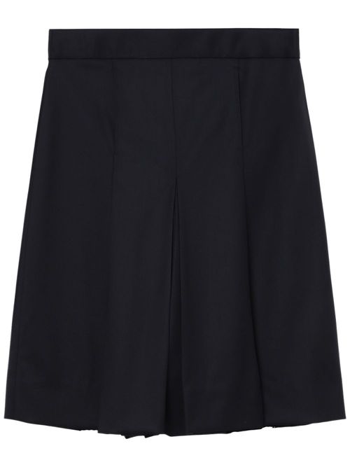Pleated bermuda shorts - Black