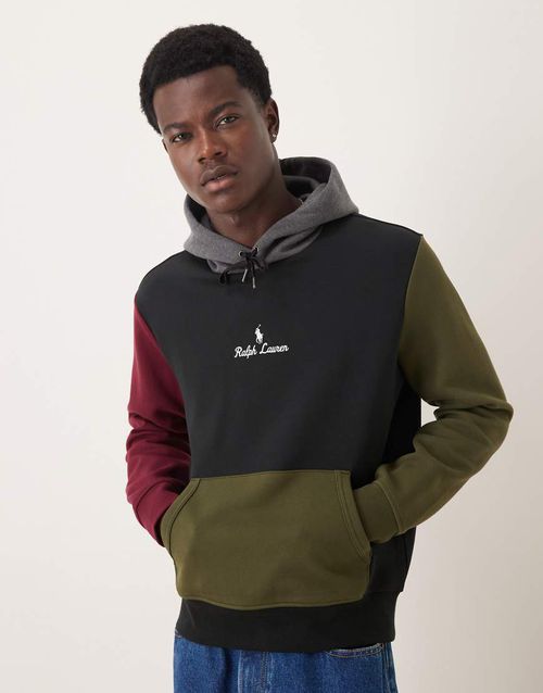 Long sleeve hoodie in multi