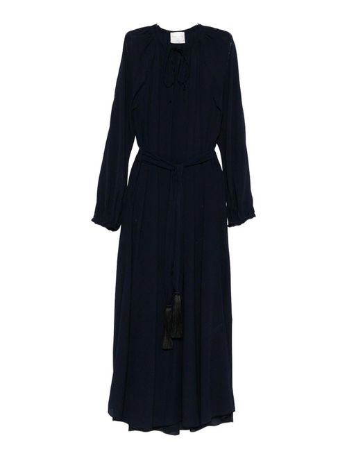 Crepe De Chine Long Dress