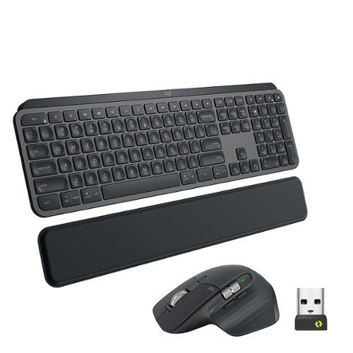 MX Keys Combo for Business Full-size Wireless Keyboard and Mouse Bundle for Windows/Mac/Chrome/Linux - Graphite