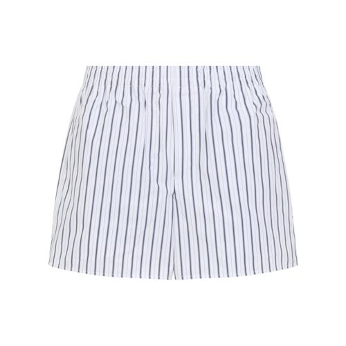 White Stripes Shorts