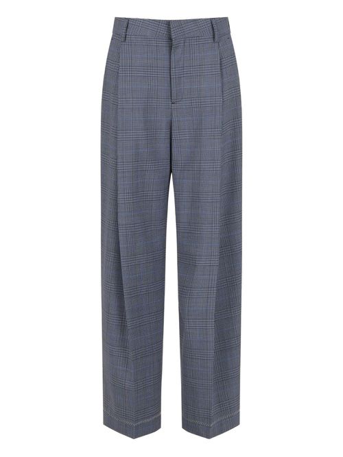 Prince of Wales-check trousers - Neutrals