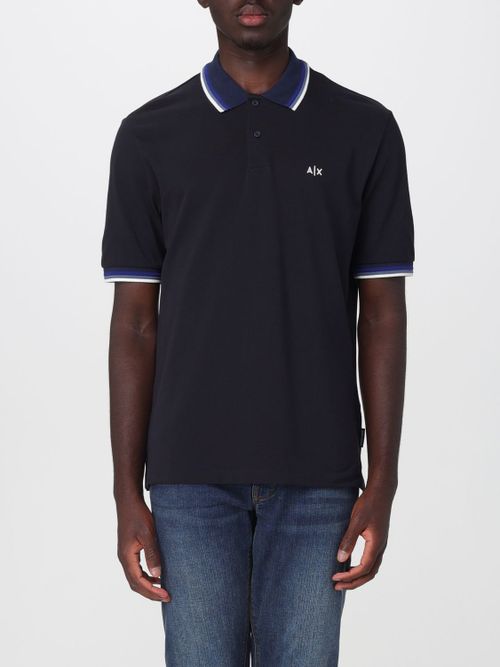 Polo Shirt Men color Navy